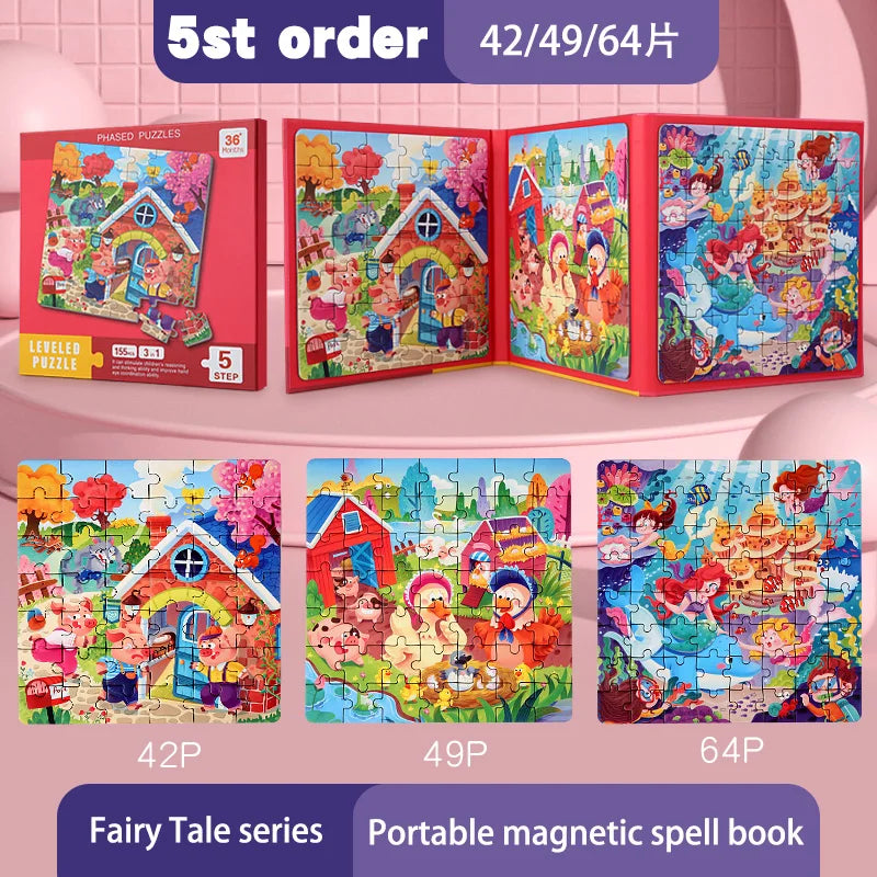 P013 - 3 in 1 Magnetic Leveled Puzzle