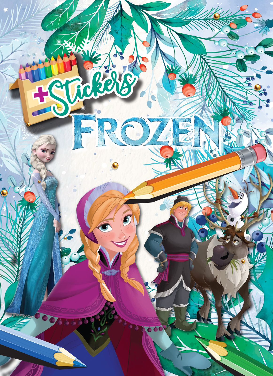 C014 - Coloring book with stickers
