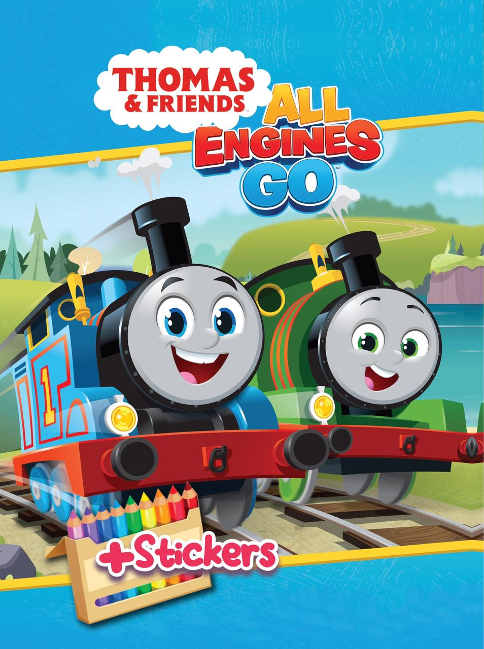 C014 - Coloring book with stickers