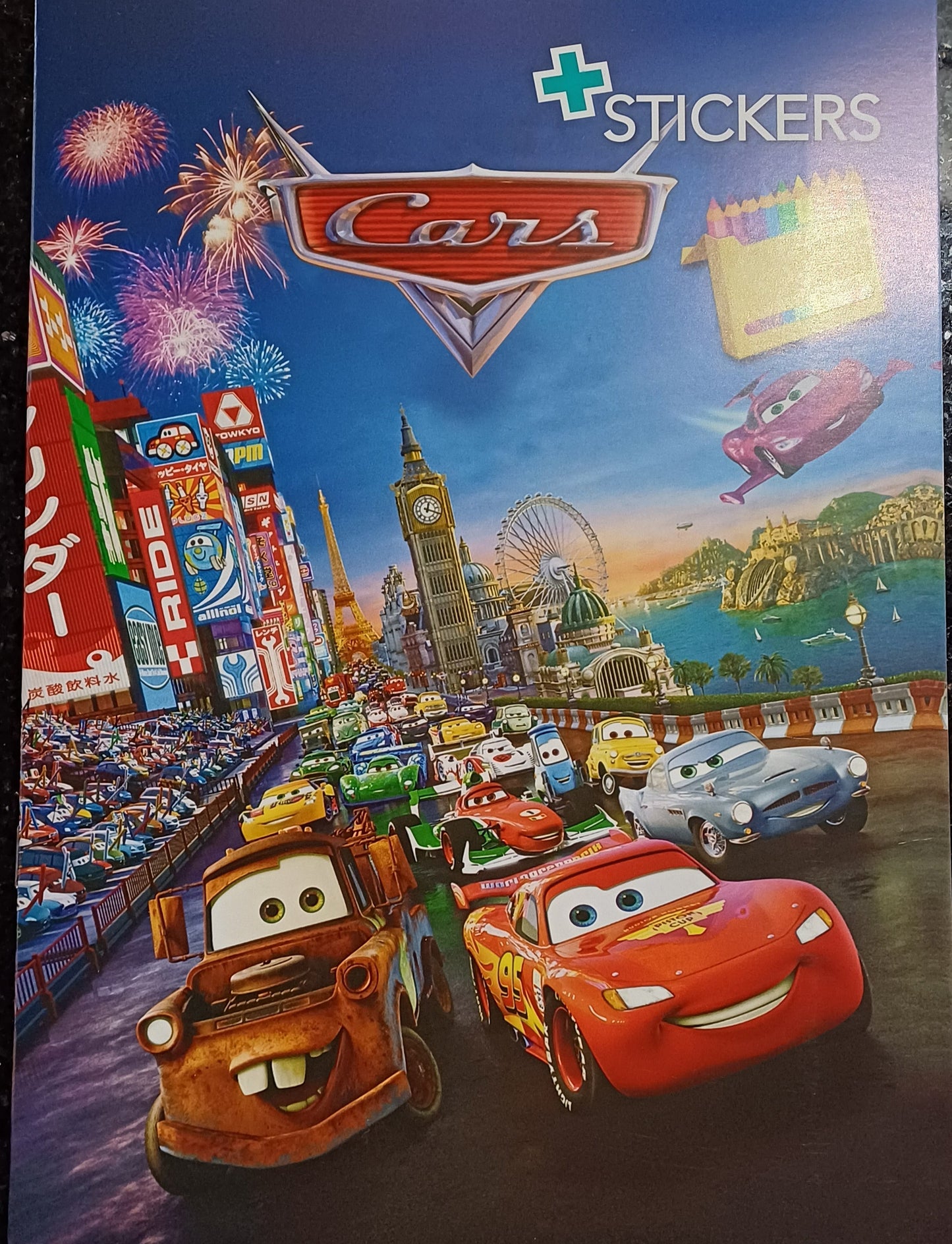 C014 - Coloring book with stickers