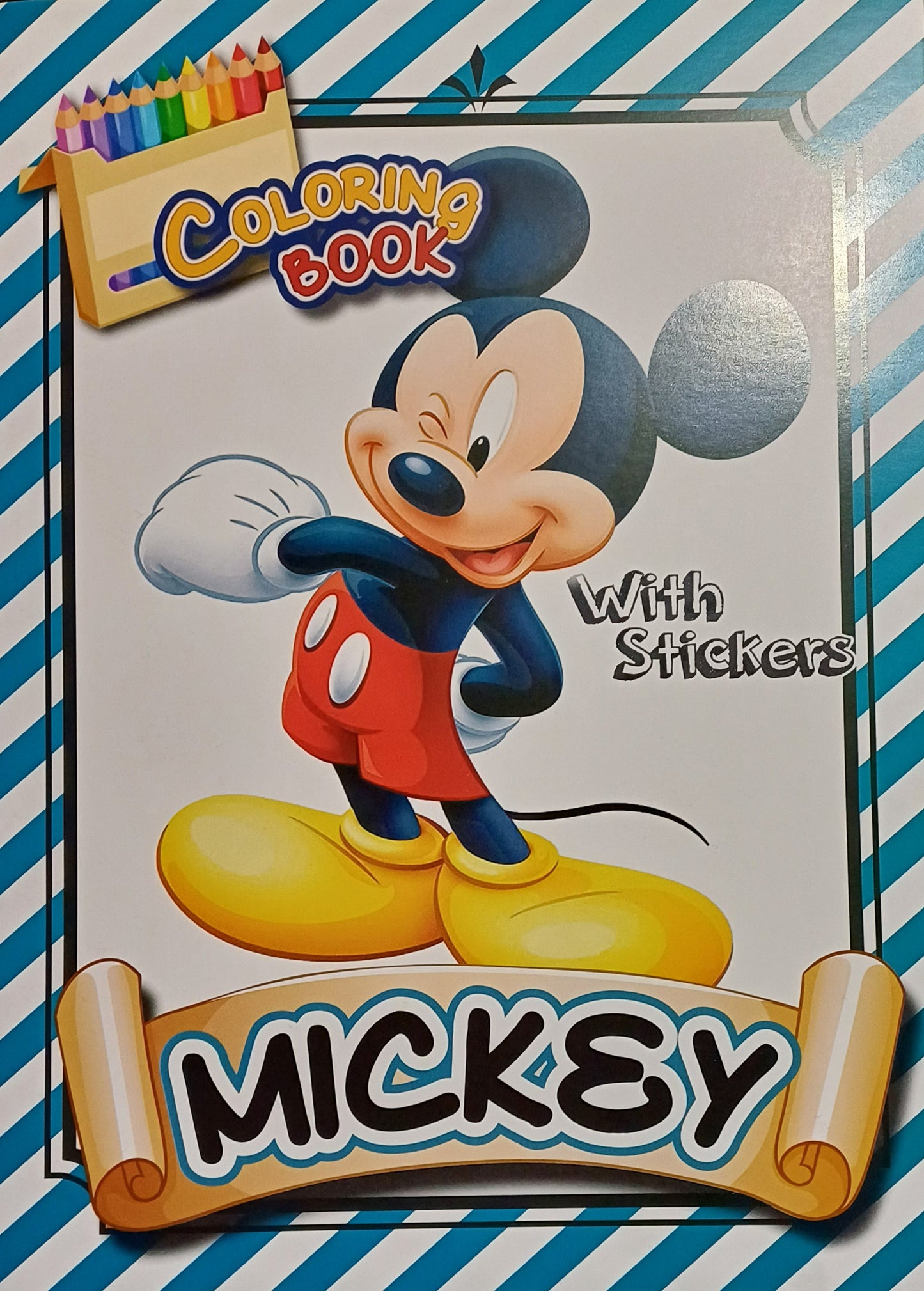 C014 - Coloring book with stickers