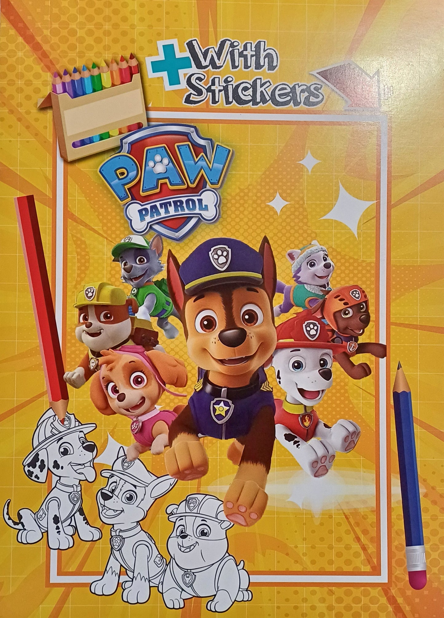 C014 - Coloring book with stickers