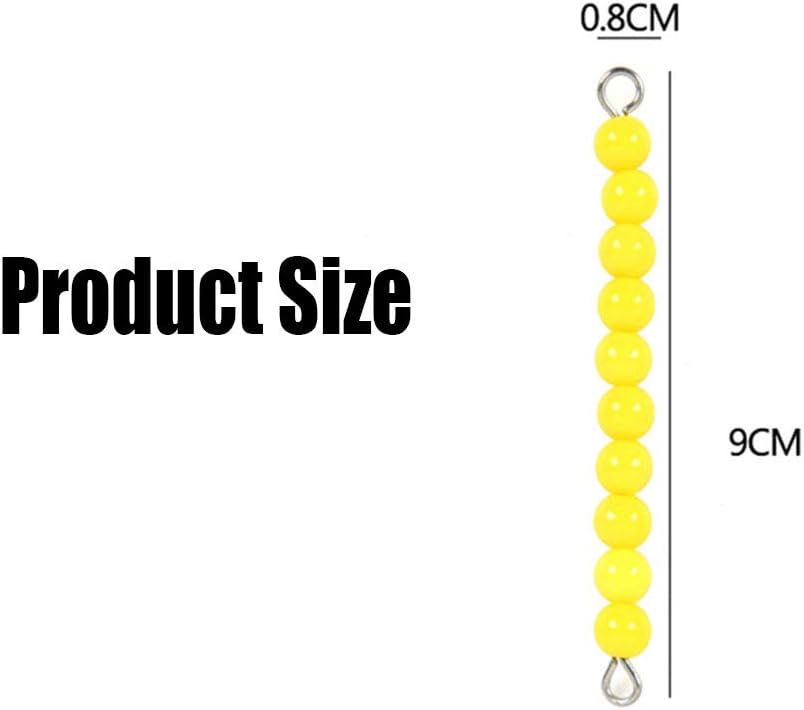 Mo031 - Montessori Yellow Beads