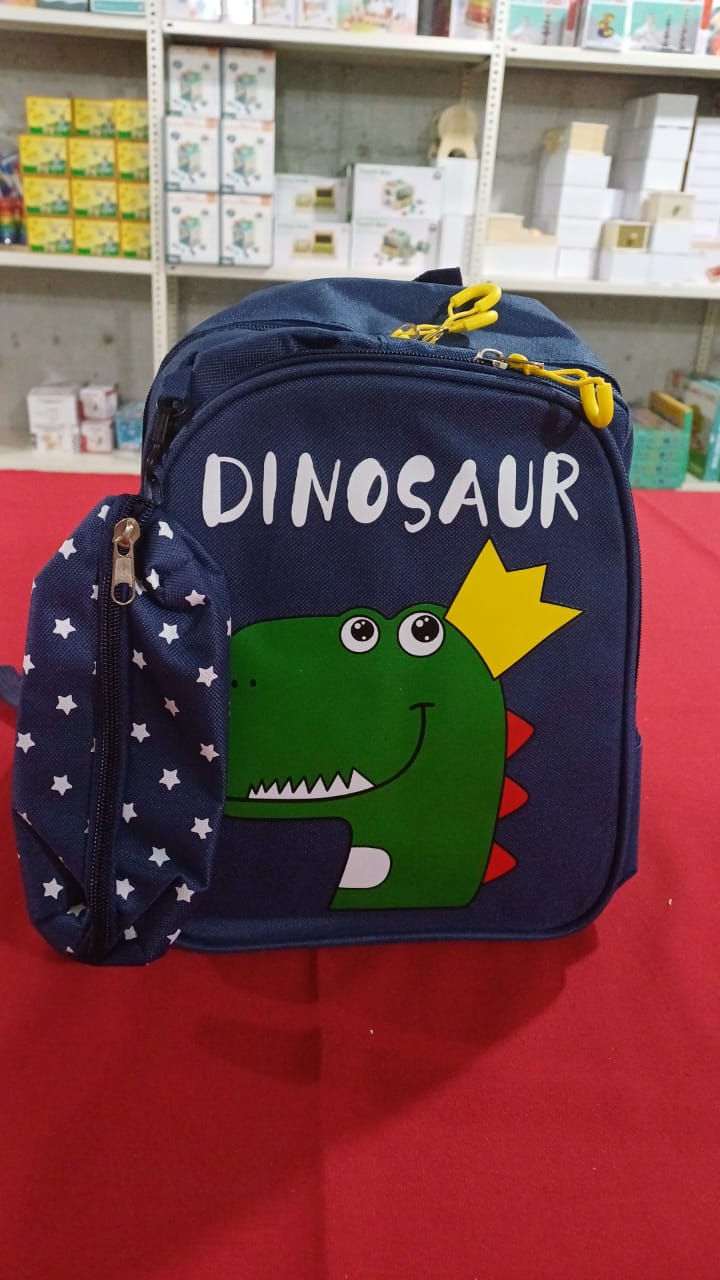 SB008 - 30 cm 2 pcs set: 30 cm backpack dinosaur design + pencil case