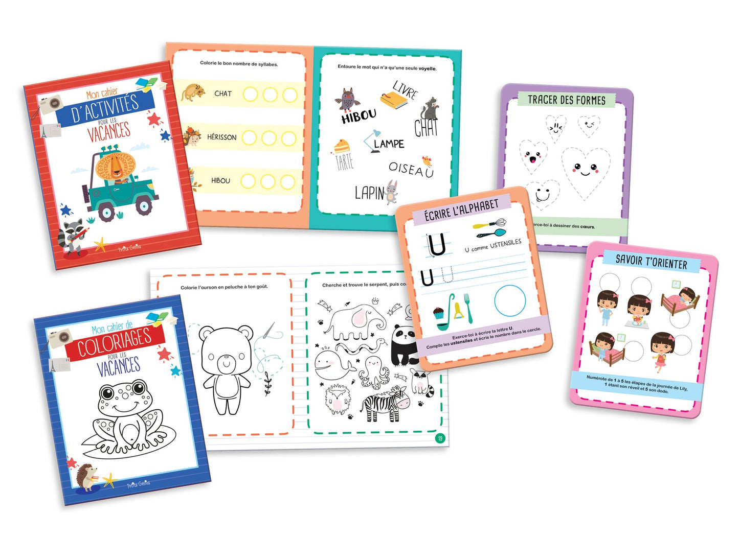 A288 - Mes Premieres Activites De Vacances Pour La Prematernelle (PS2 / MS) - Cartes effacables