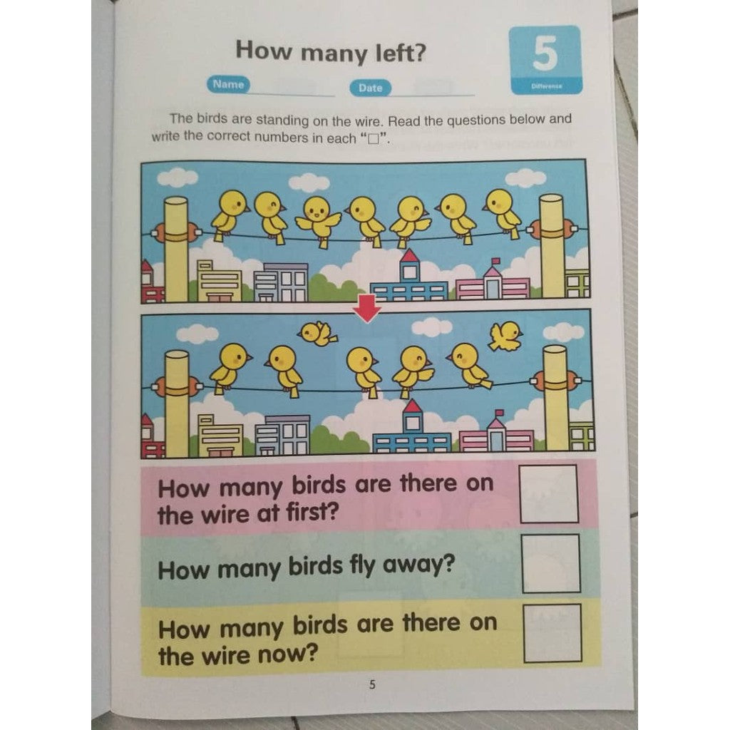 A241 - Mind skills development 4 - 5 years old - Math