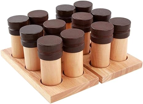 Mo010 - Montesori Wooden Smelling Cylinders
