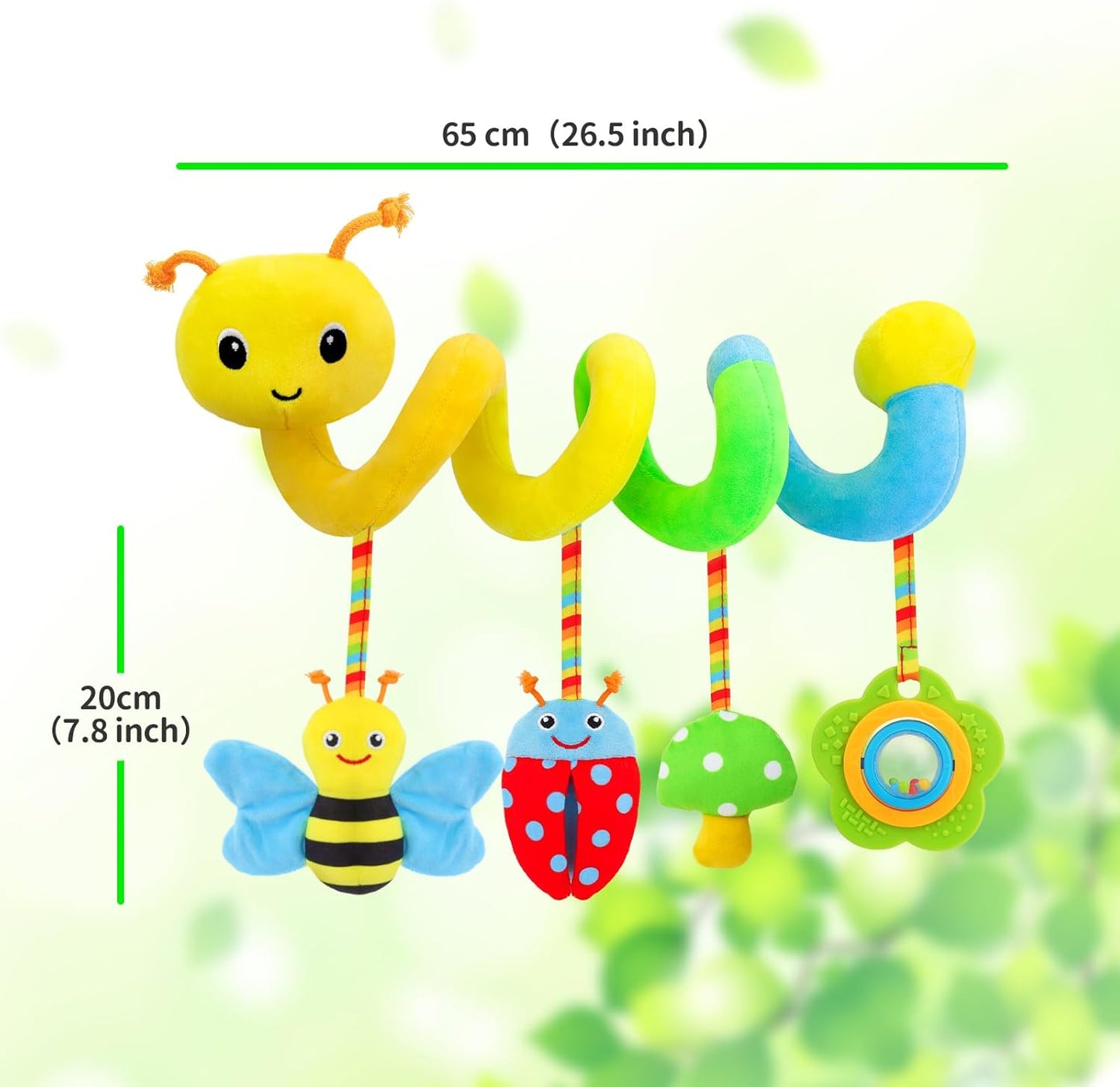 B027 - Crib spiral hanging soft baby toy