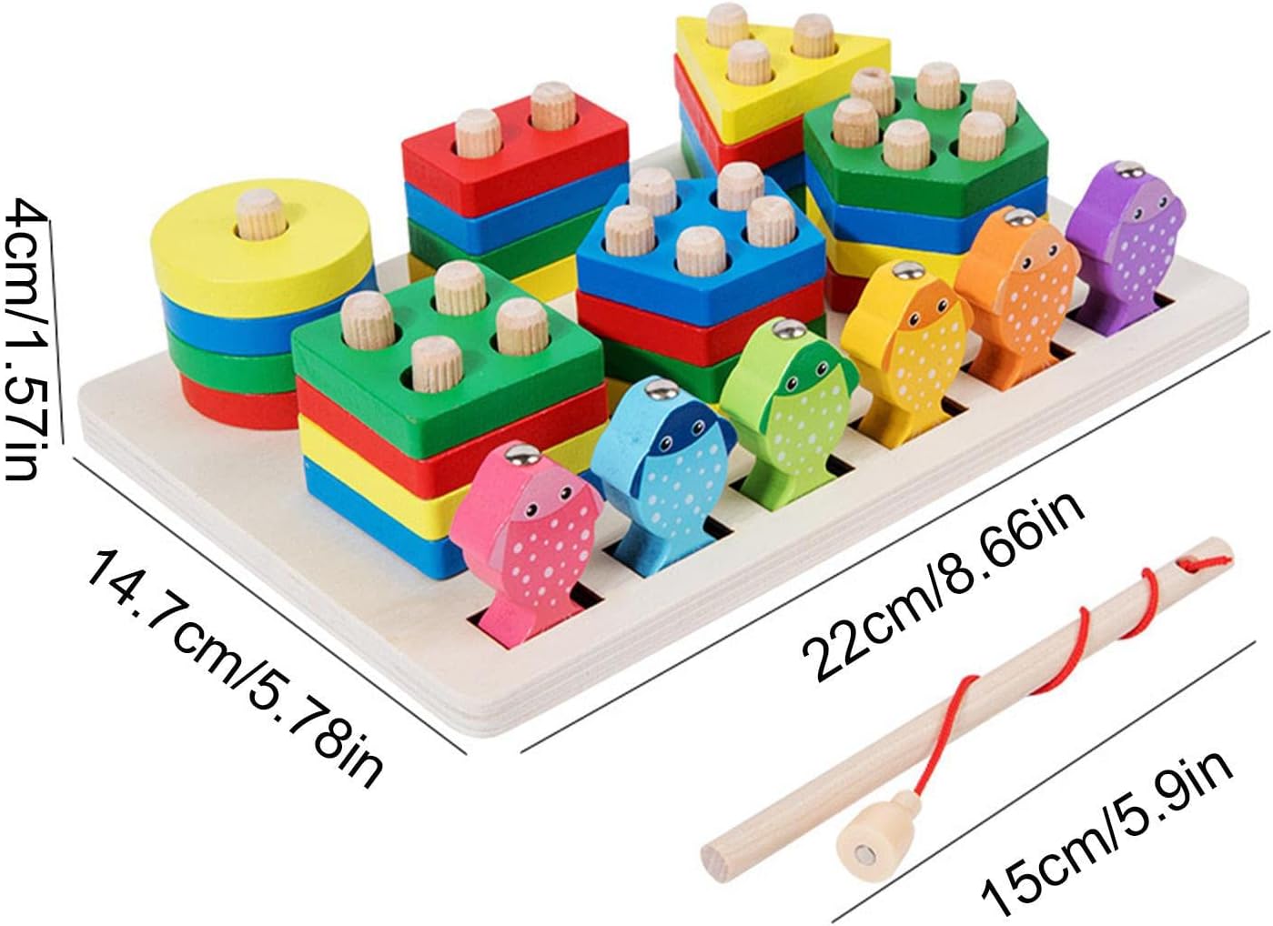 M236 - 2 in 1, 6 sets fishing column