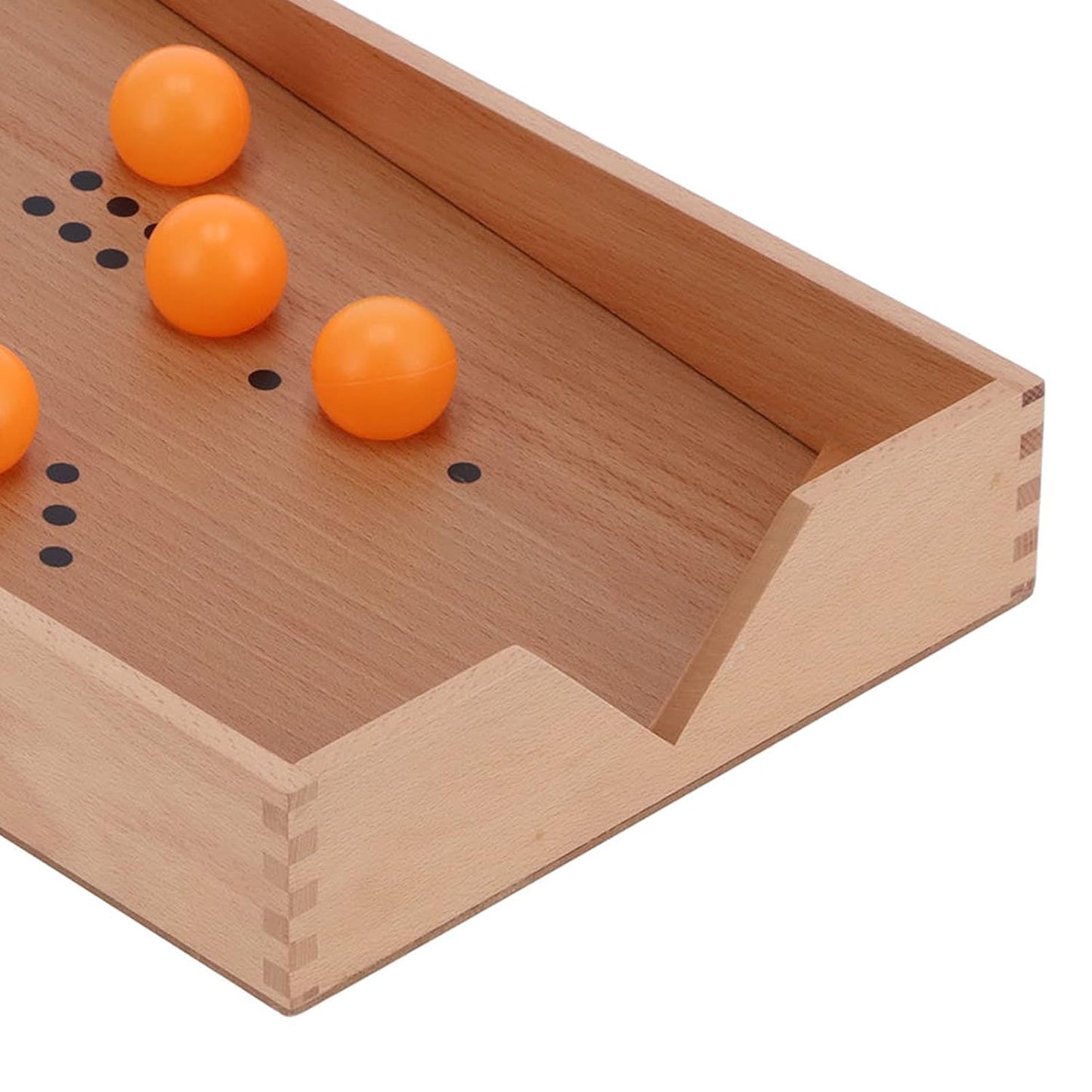G076 - Montessori Wooden Blow Tennis Box