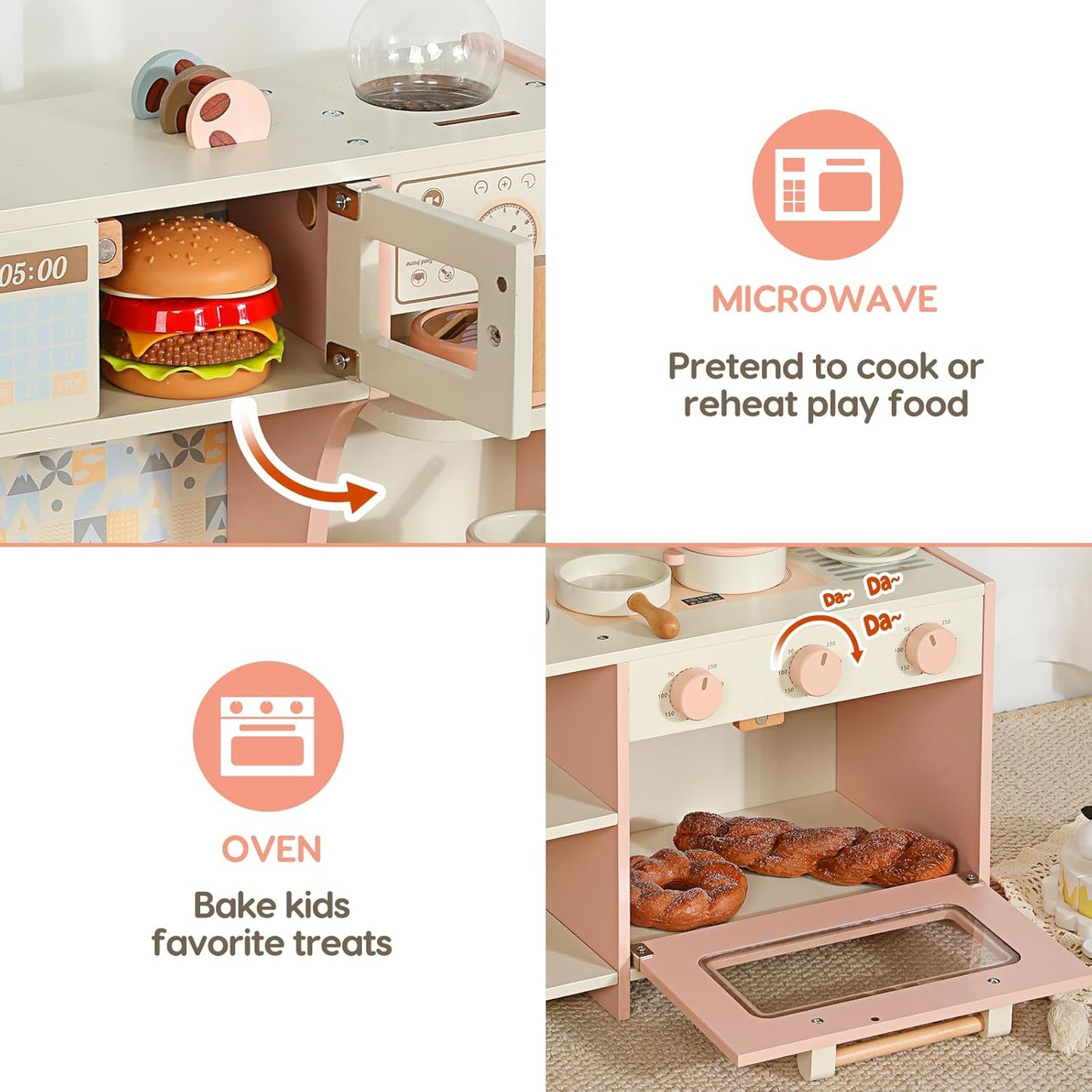 M285 - Wooden kitchen toy 47.5 x 54 cm (FREE DELIVERY)
