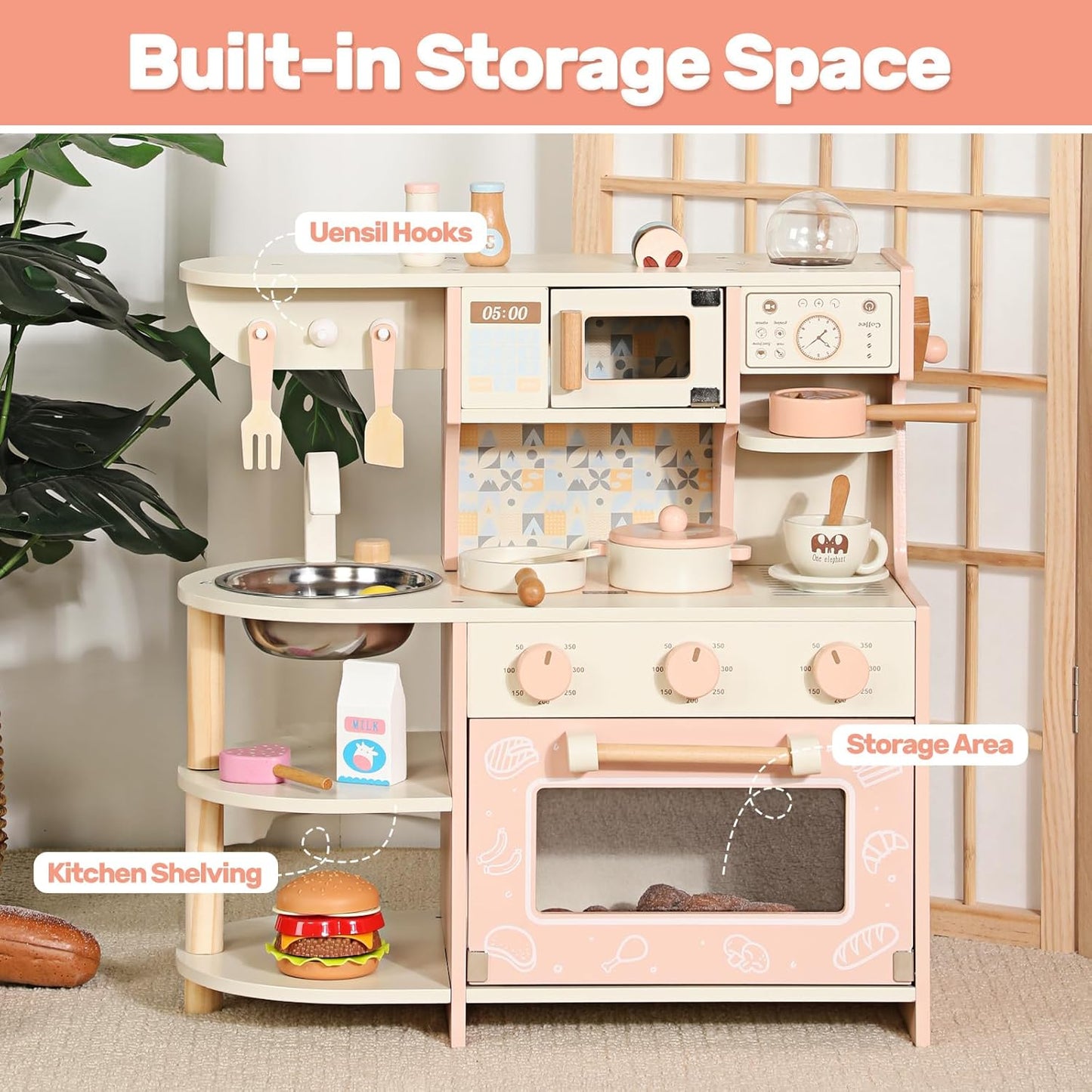 M285 - Wooden kitchen toy 47.5 x 54 cm (FREE DELIVERY)