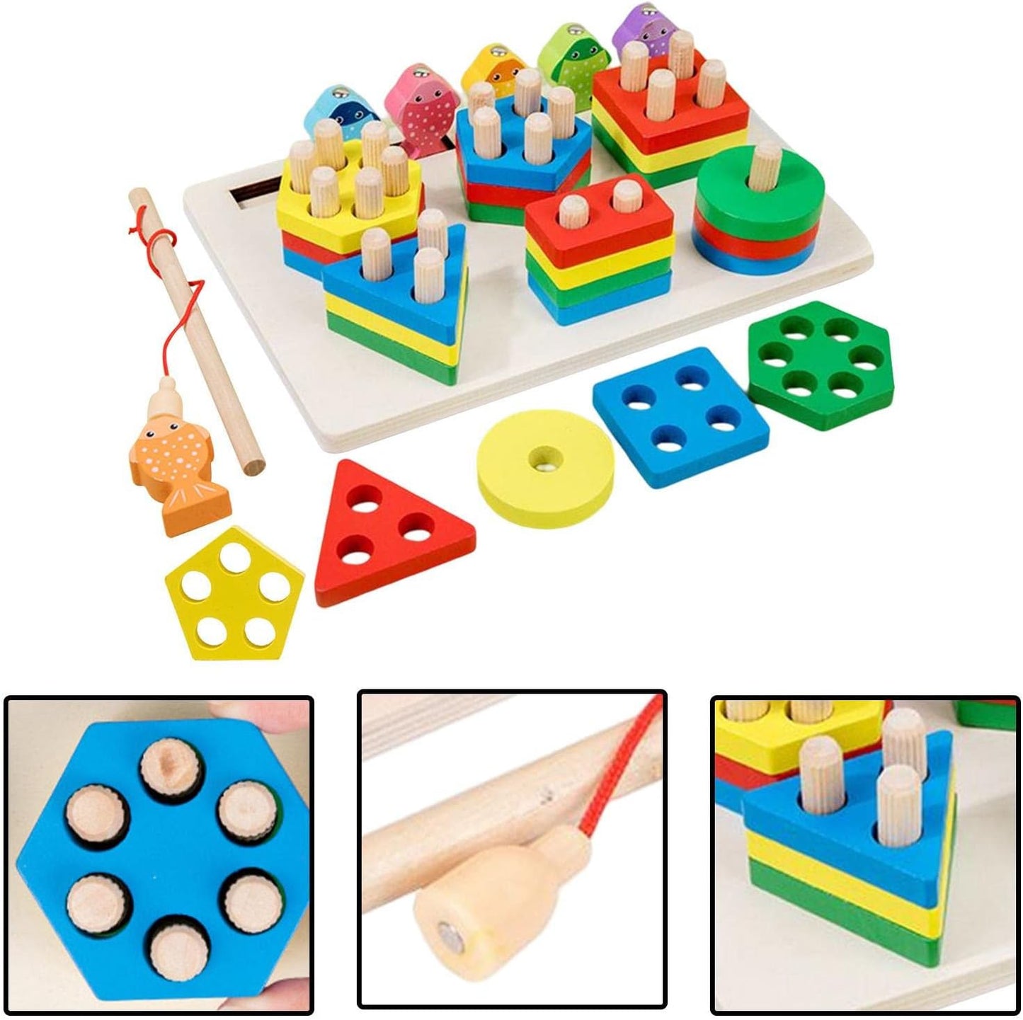 M236 - 2 in 1, 6 sets fishing column