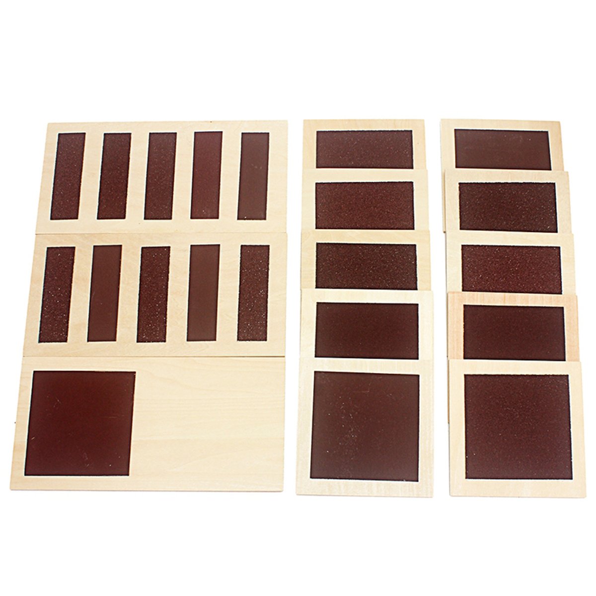 Mo028 - Montessori Sensorial Rough and Smooth Boards