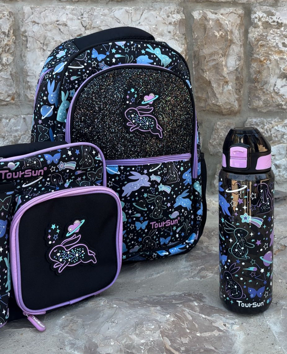SB013 - 42 cm Toursun® school bag star bunny design