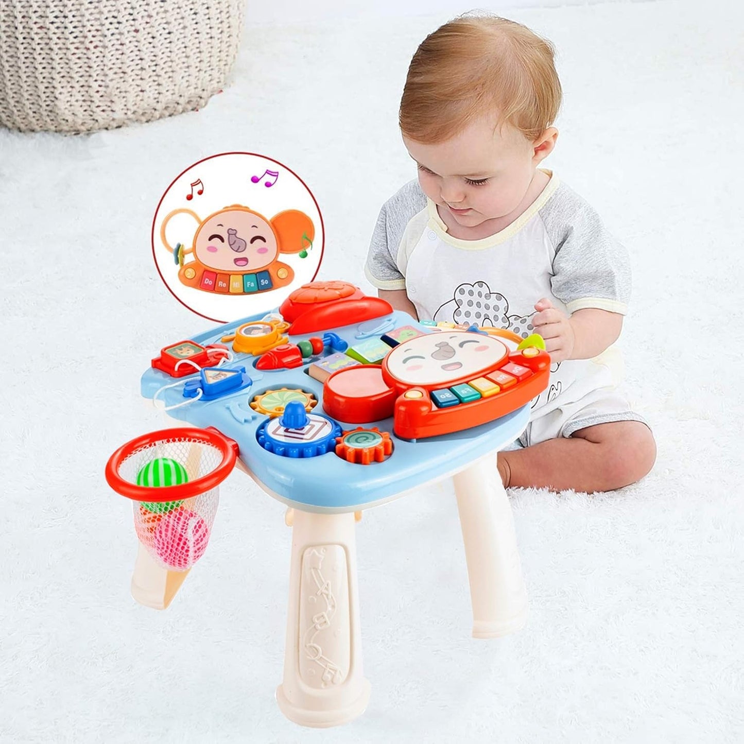 B043 - 2 in 1 musical stroller