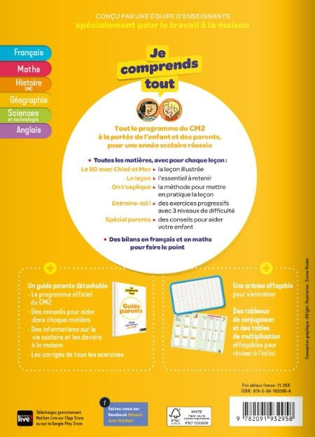 A406 - Je comprends tout CM2 + guide des parents