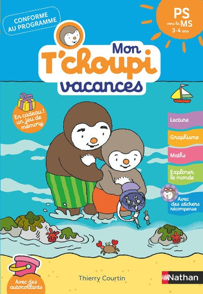 A400 - Mon T'choupi vacances PS vers la MS 3-4 ans