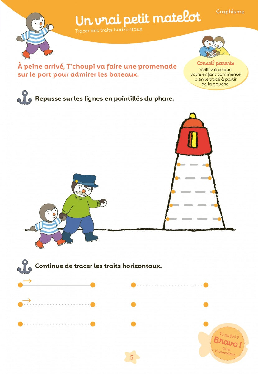 A400 - Mon T'choupi vacances PS vers la MS 3-4 ans