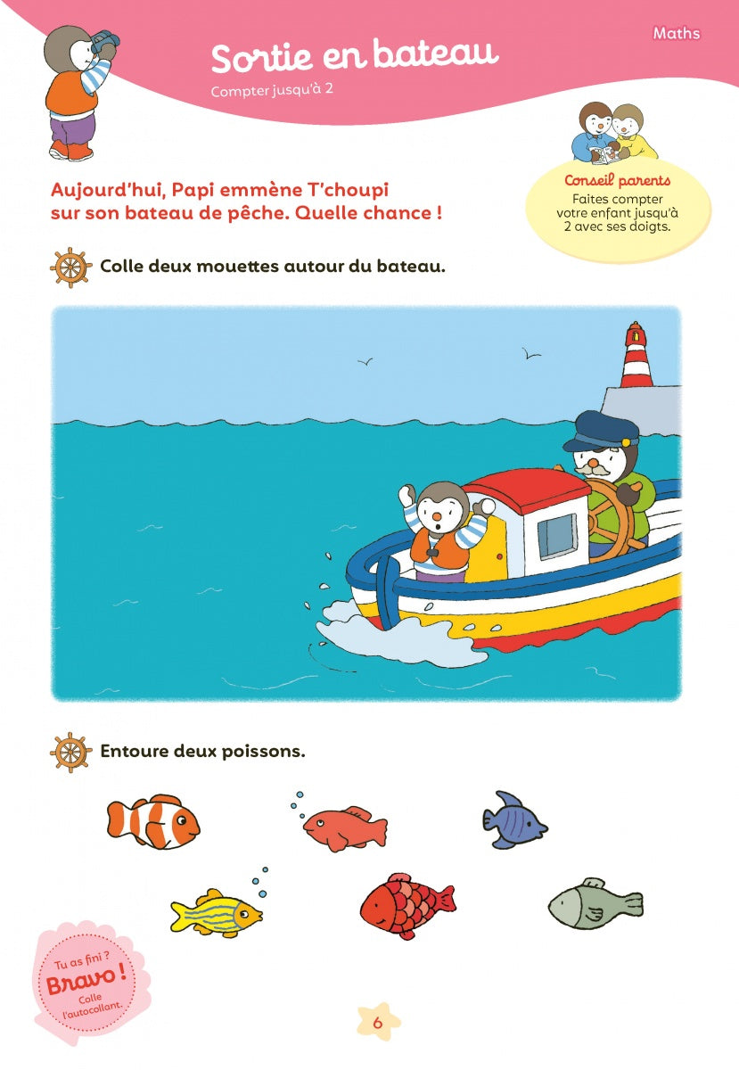 A400 - Mon T'choupi vacances PS vers la MS 3-4 ans