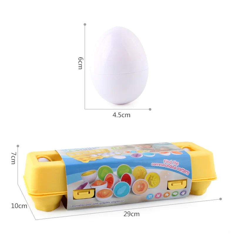 M022 - Matching eggs 12 pcs