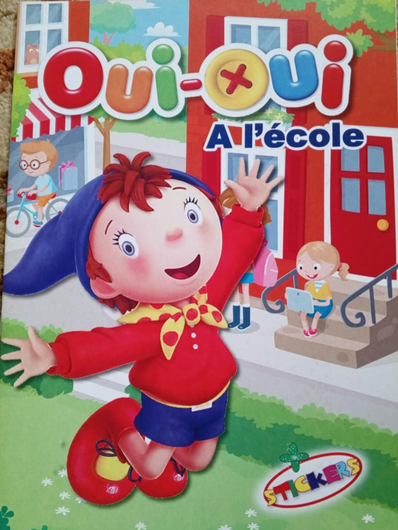 C014 - Coloring book with stickers