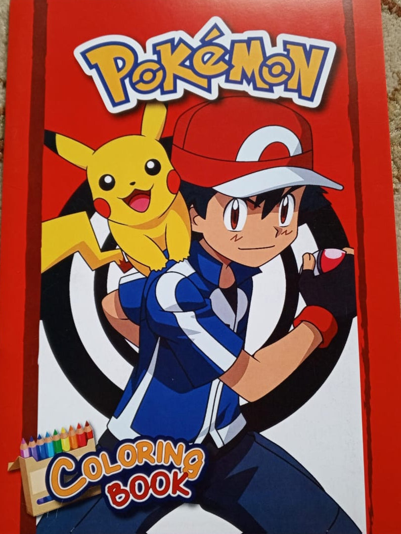 C014 - Coloring book with stickers