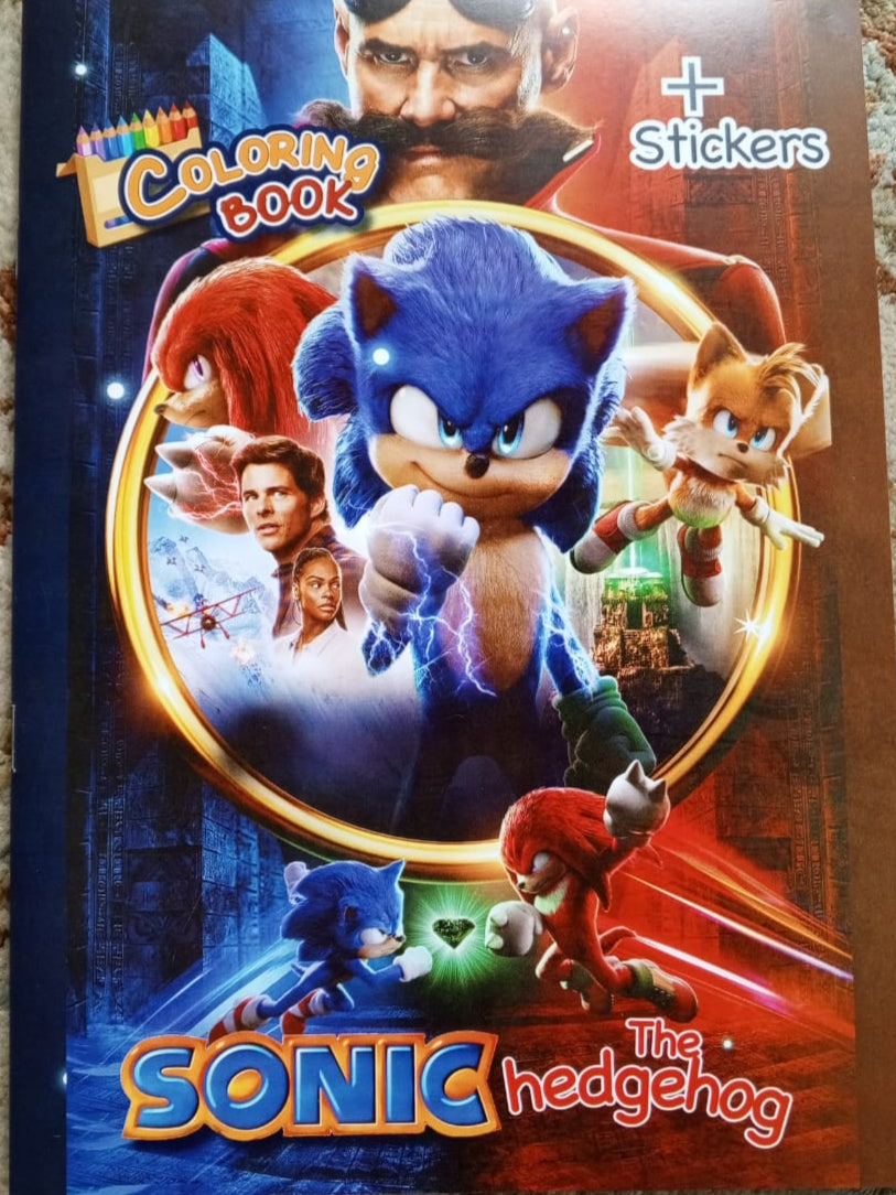 C014 - Coloring book with stickers