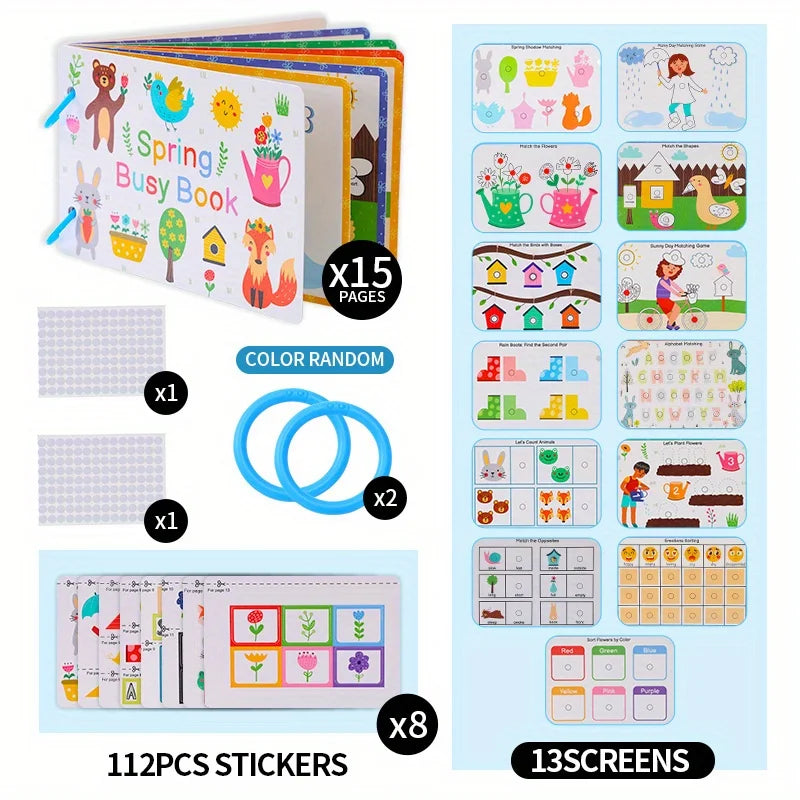 A012 - Spring busy book