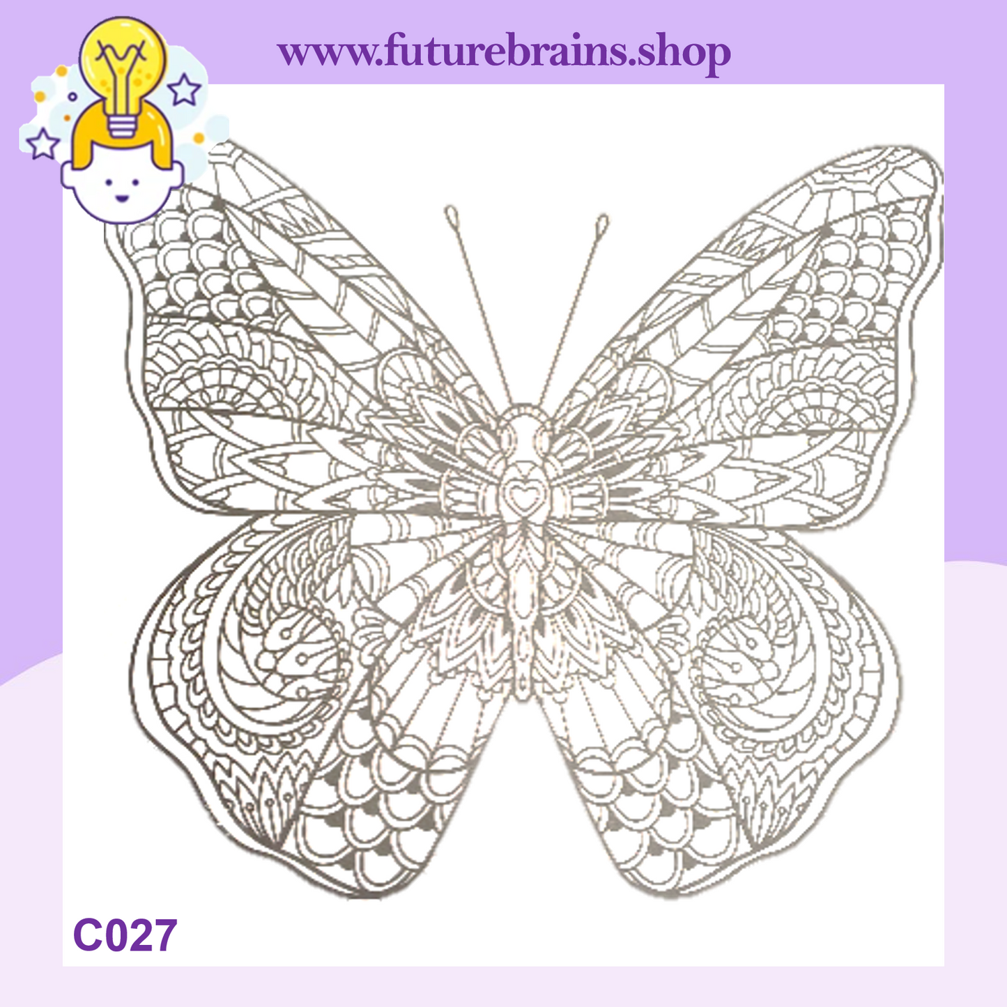C027 - Animals Mandala coloring book