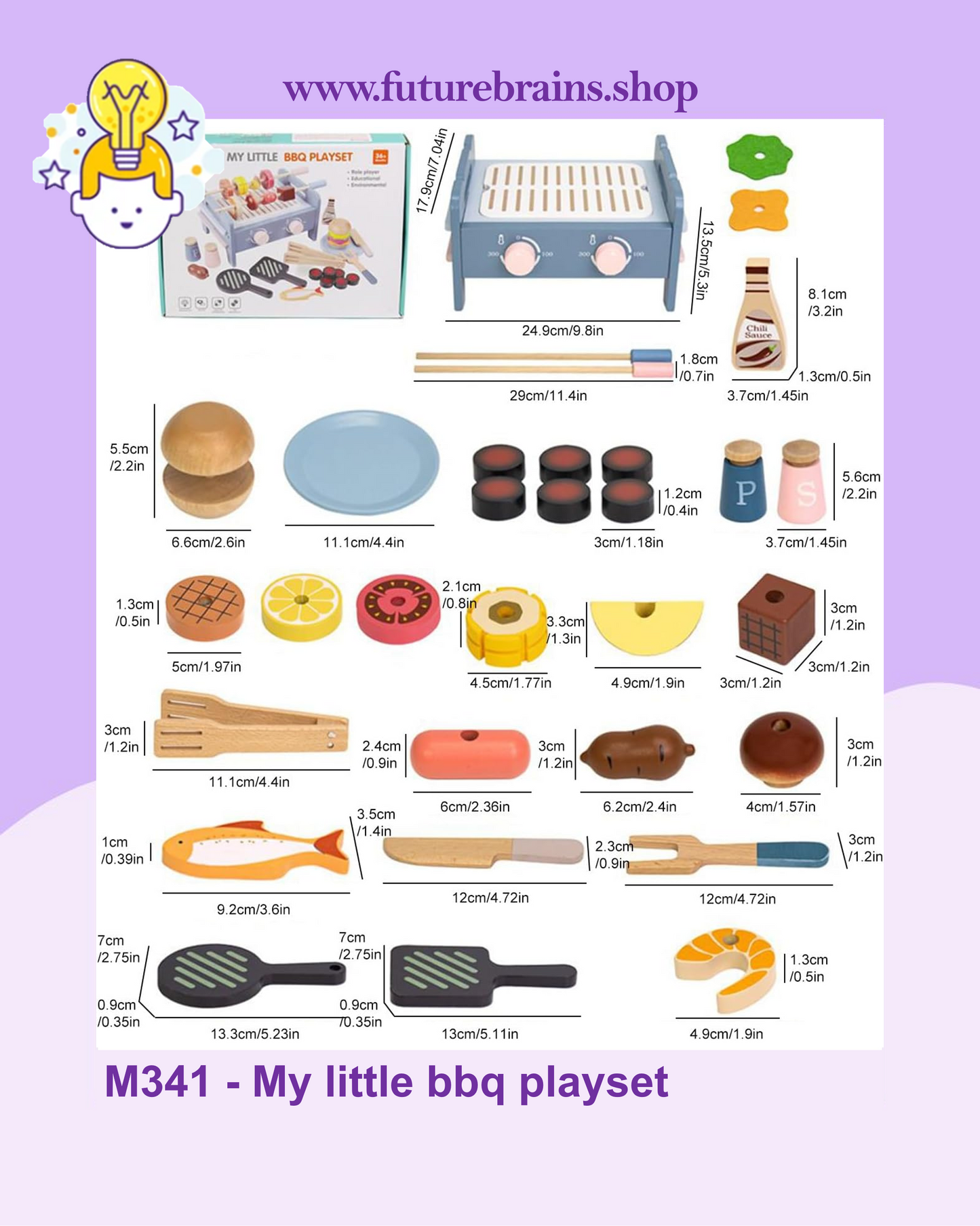M341 - My little bbq playset