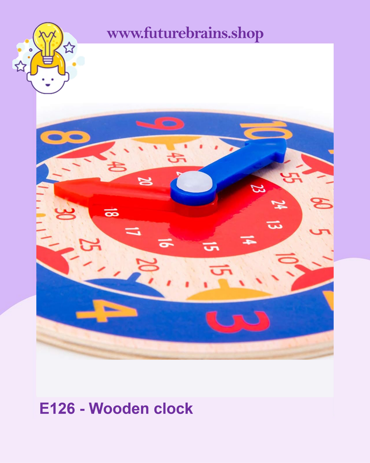 E126 - Wooden clock