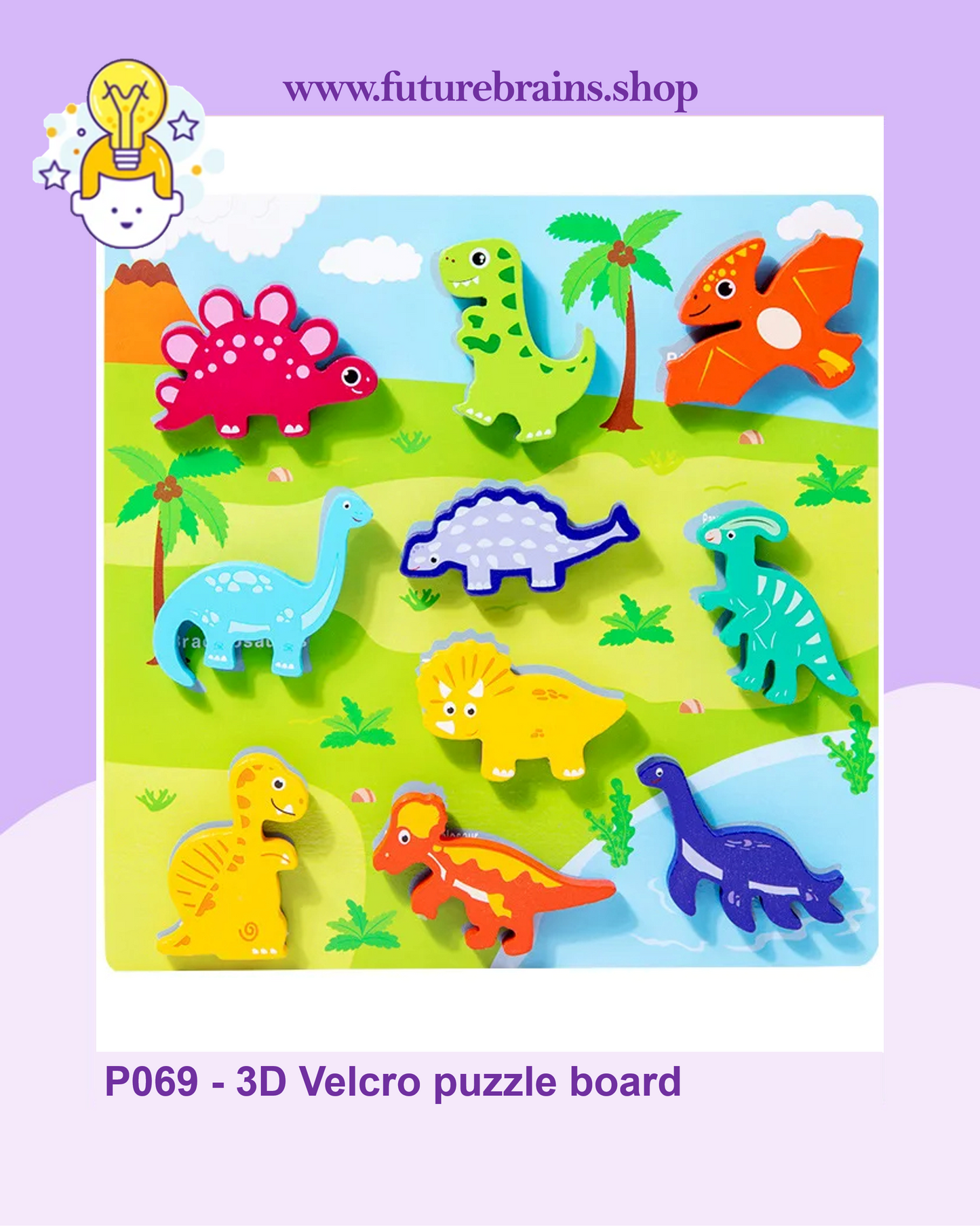 P069 - 3D Velcro puzzle board