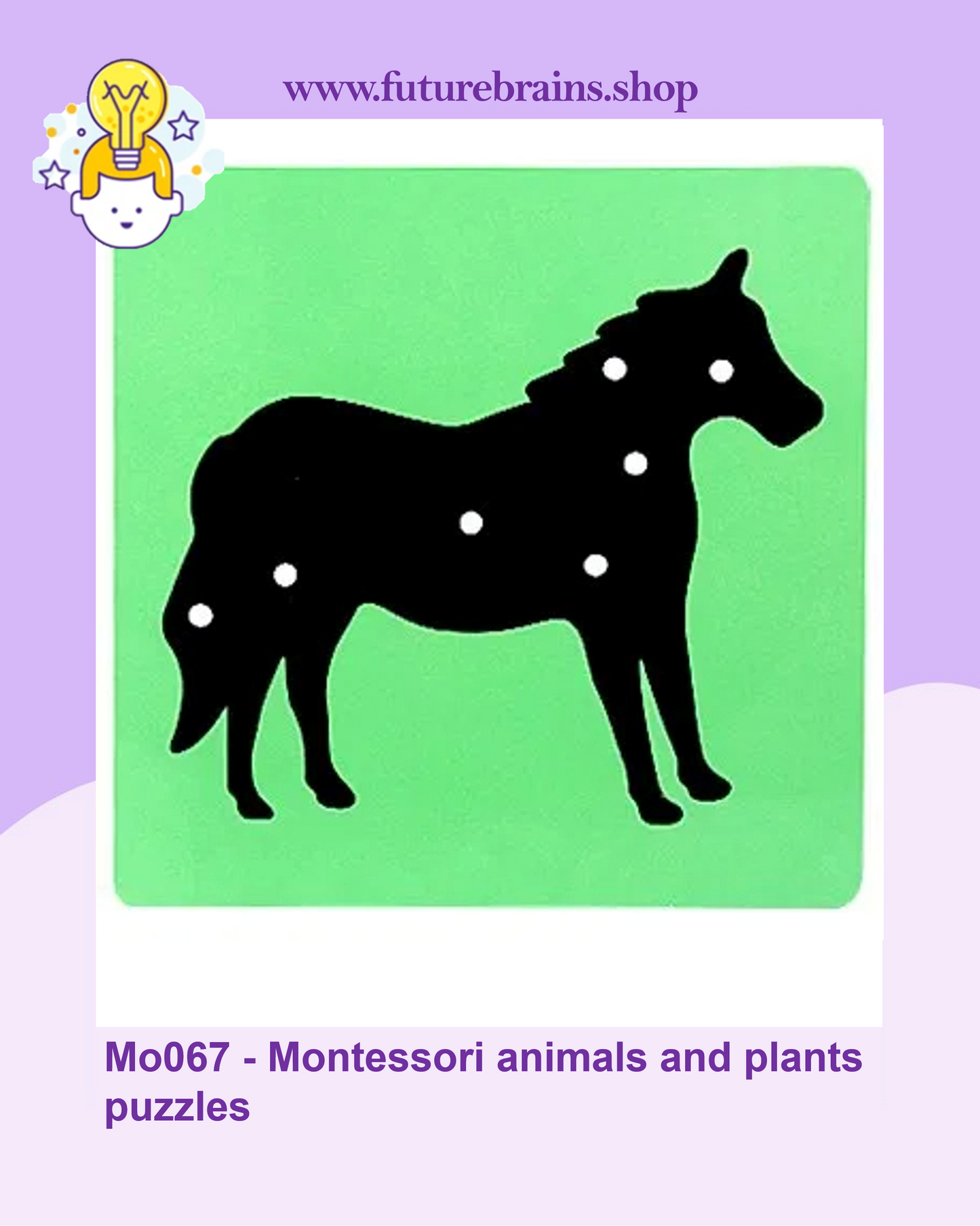 Mo067 - Montessori animals and plants puzzles