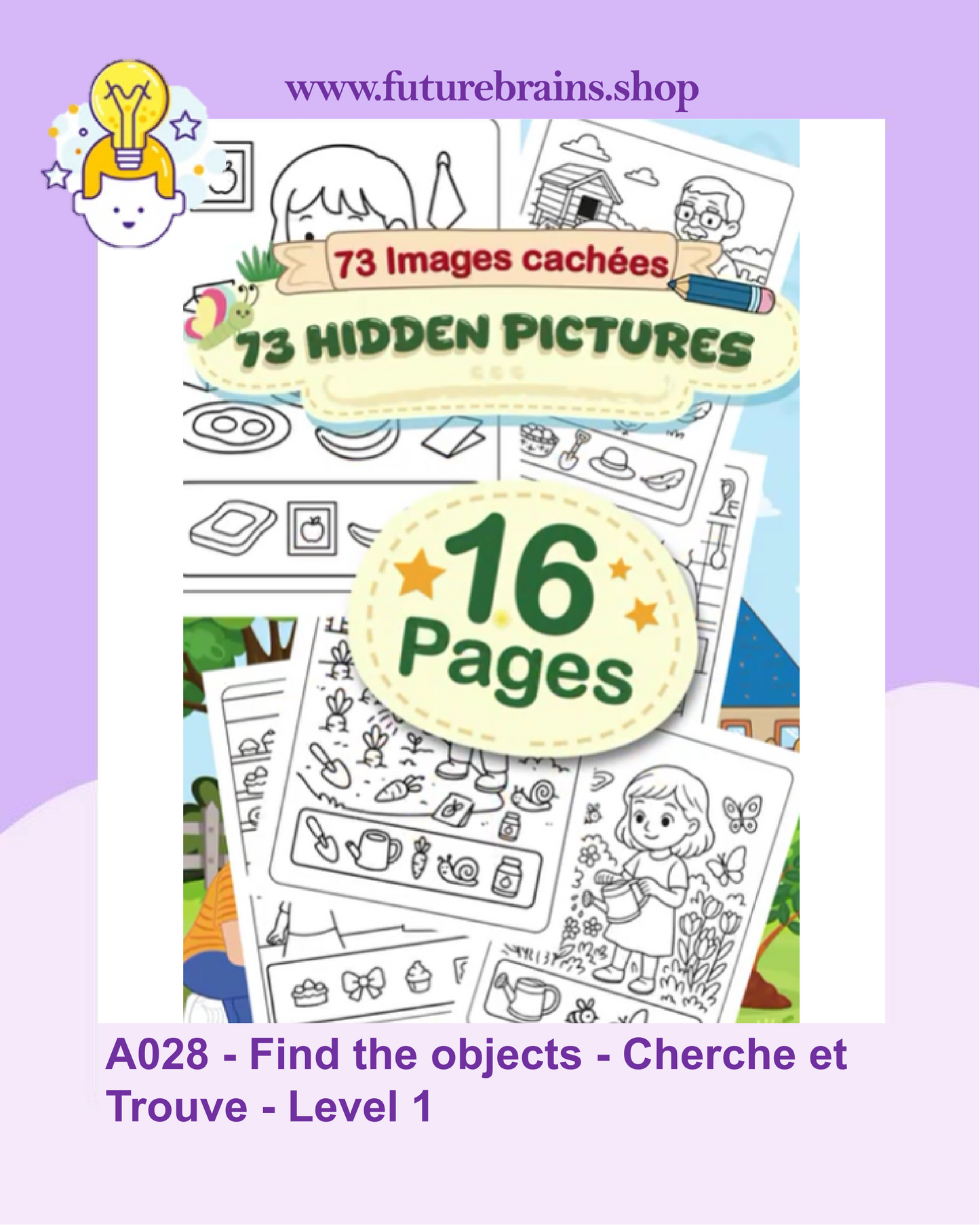 A028 - Find the objects - Cherche et Trouve - Level 1