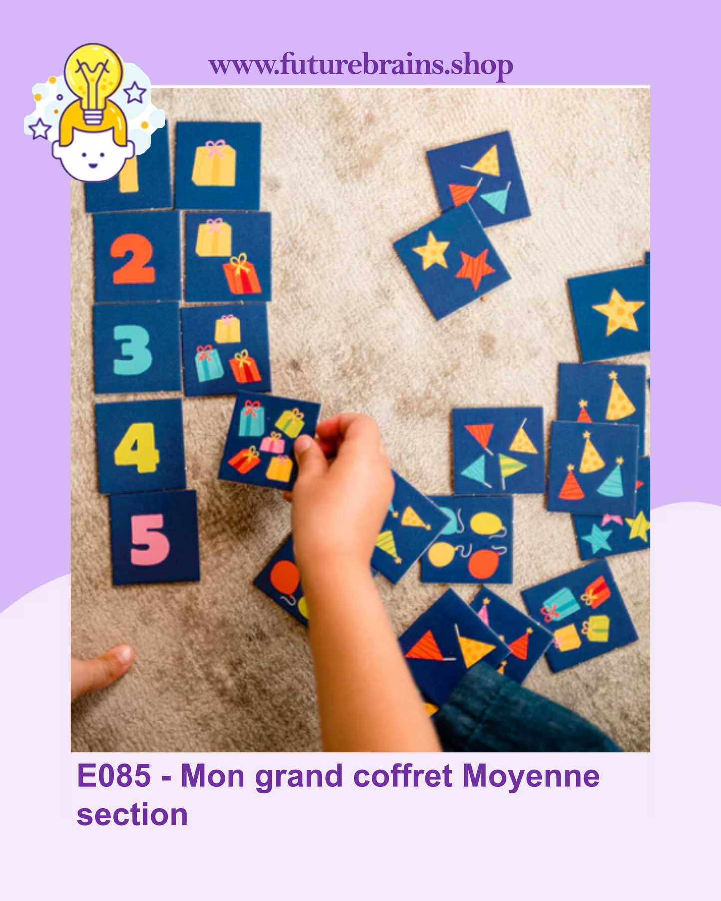 E085 - La petite ecole - Mon grand coffret Moyenne section