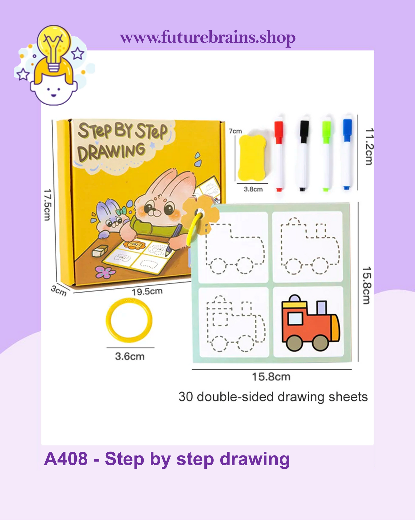 A408 - Step by step drawing