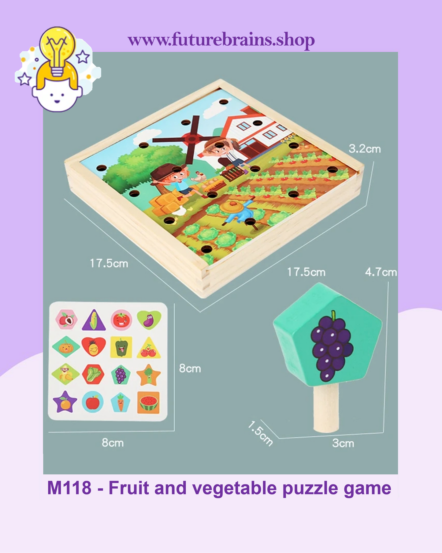 M118 - Fruit and vegetable puzzle game