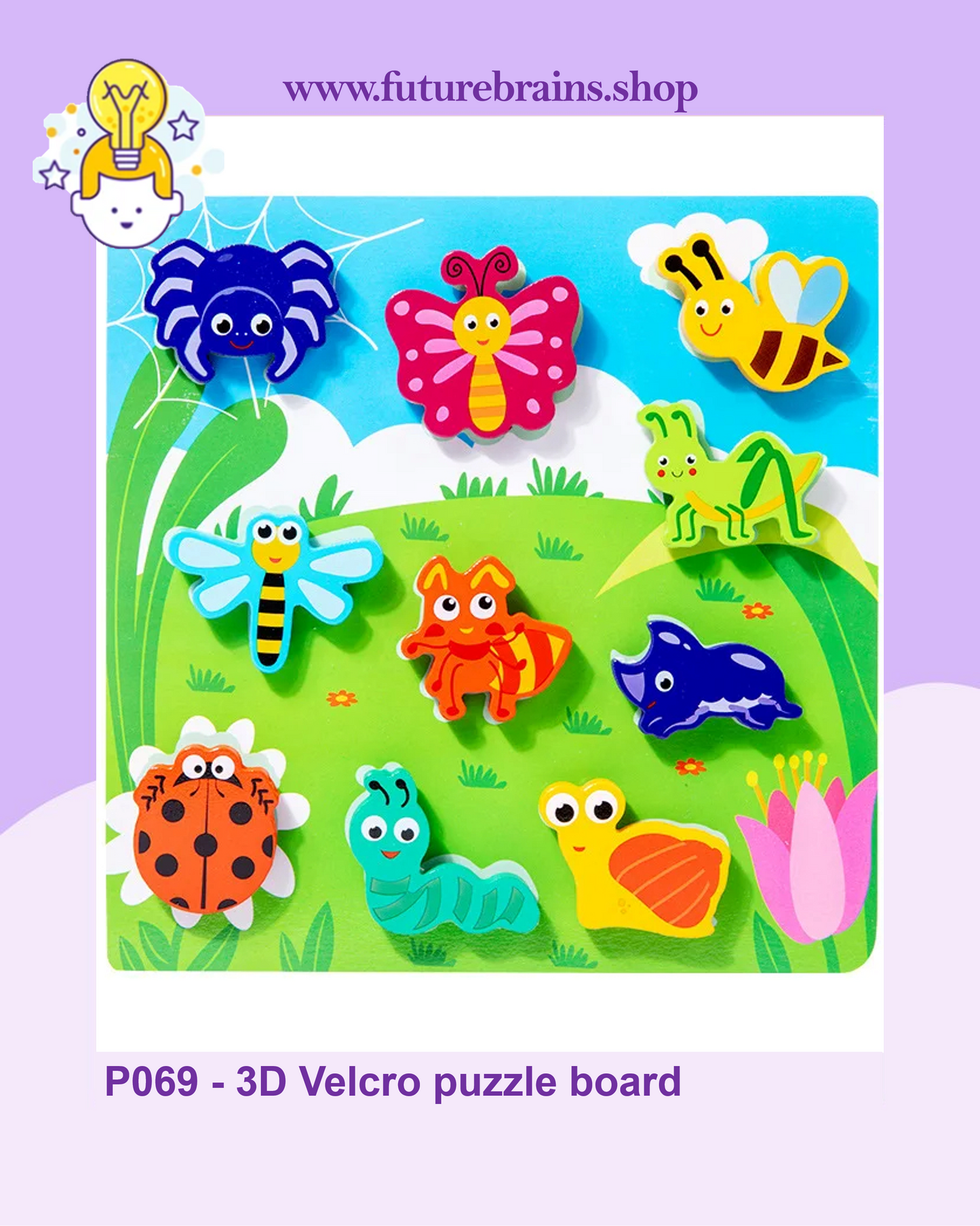 P069 - 3D Velcro puzzle board