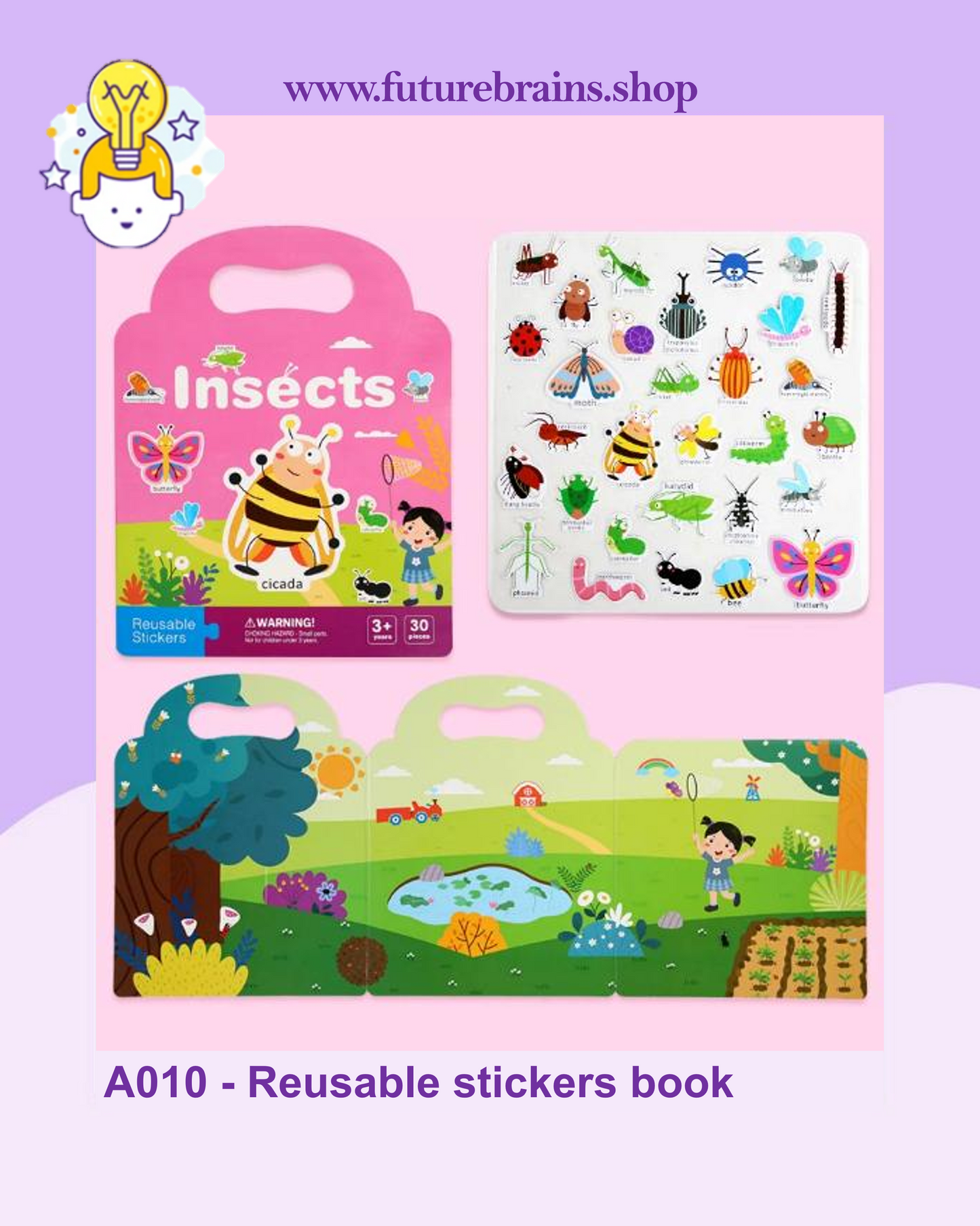 A010 - Reusable stickers book
