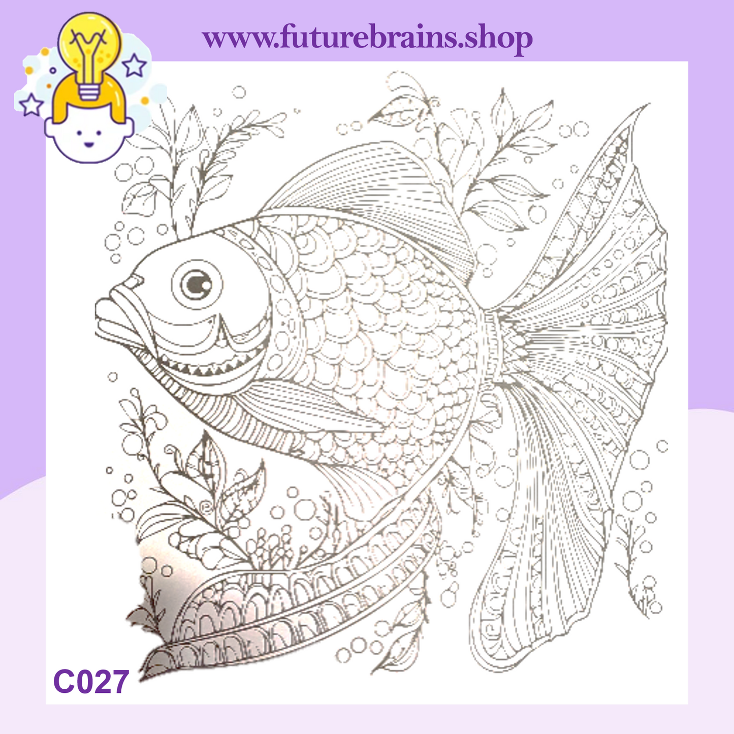 C027 - Animals Mandala coloring book