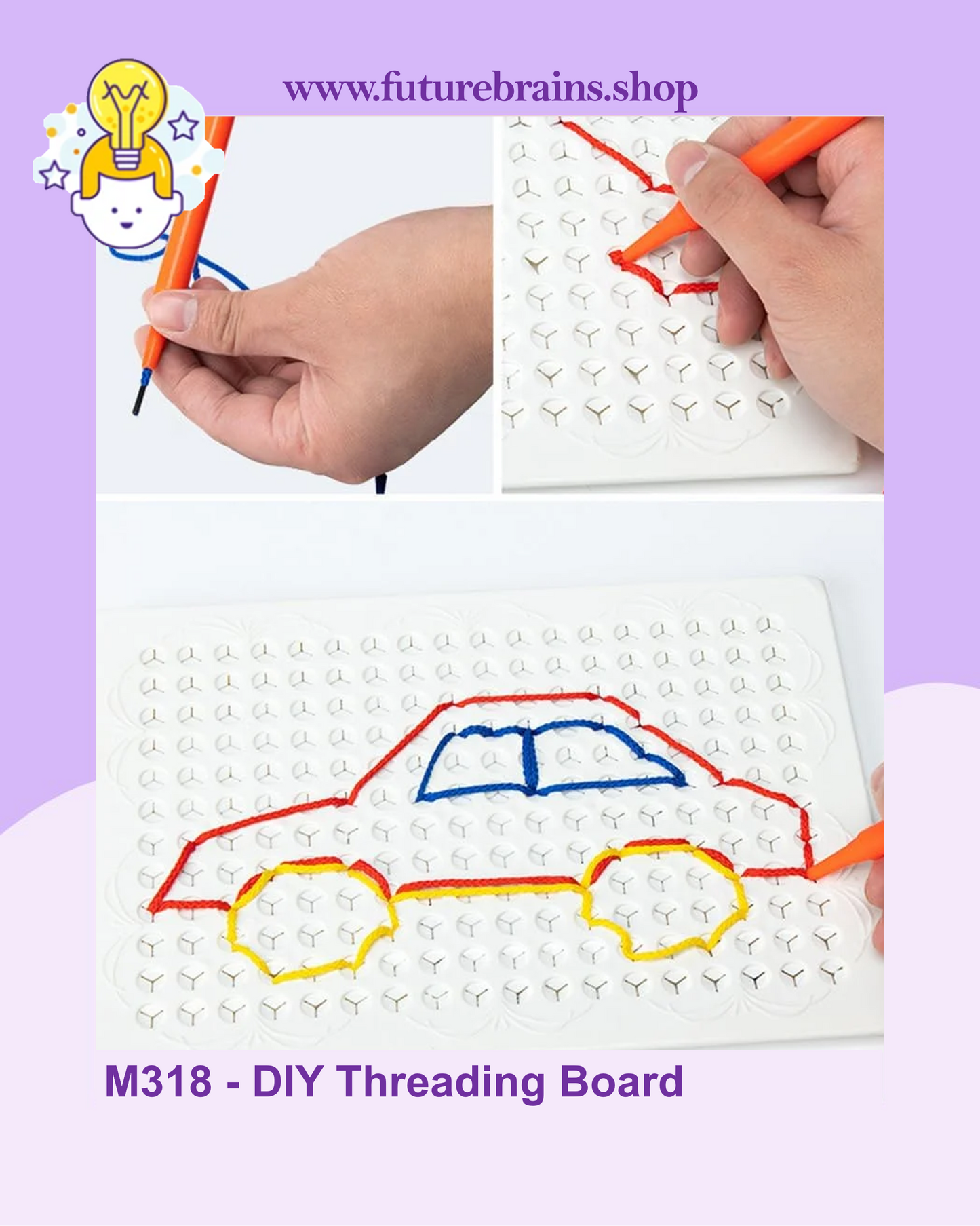 M318 - DIY Children's Threading Board