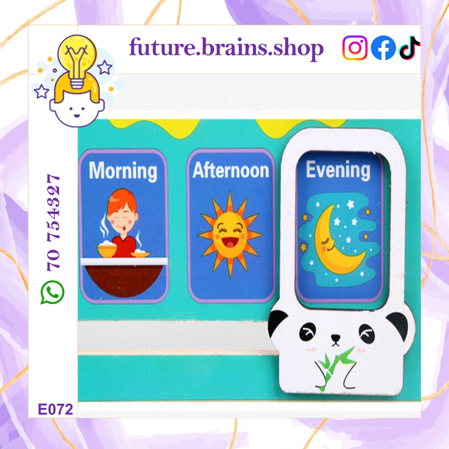 E072 - Multifunctional calendar clock