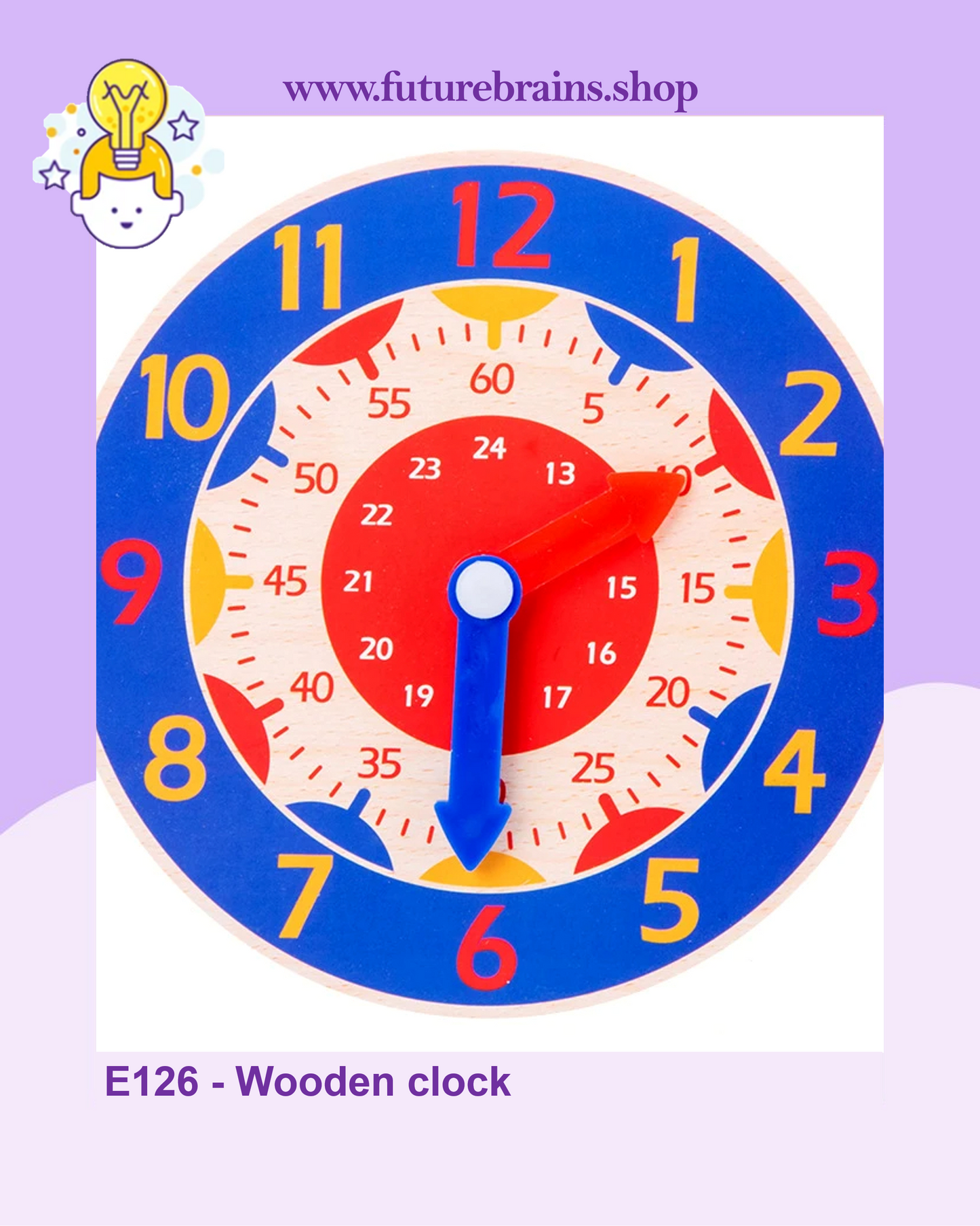 E126 - Wooden clock