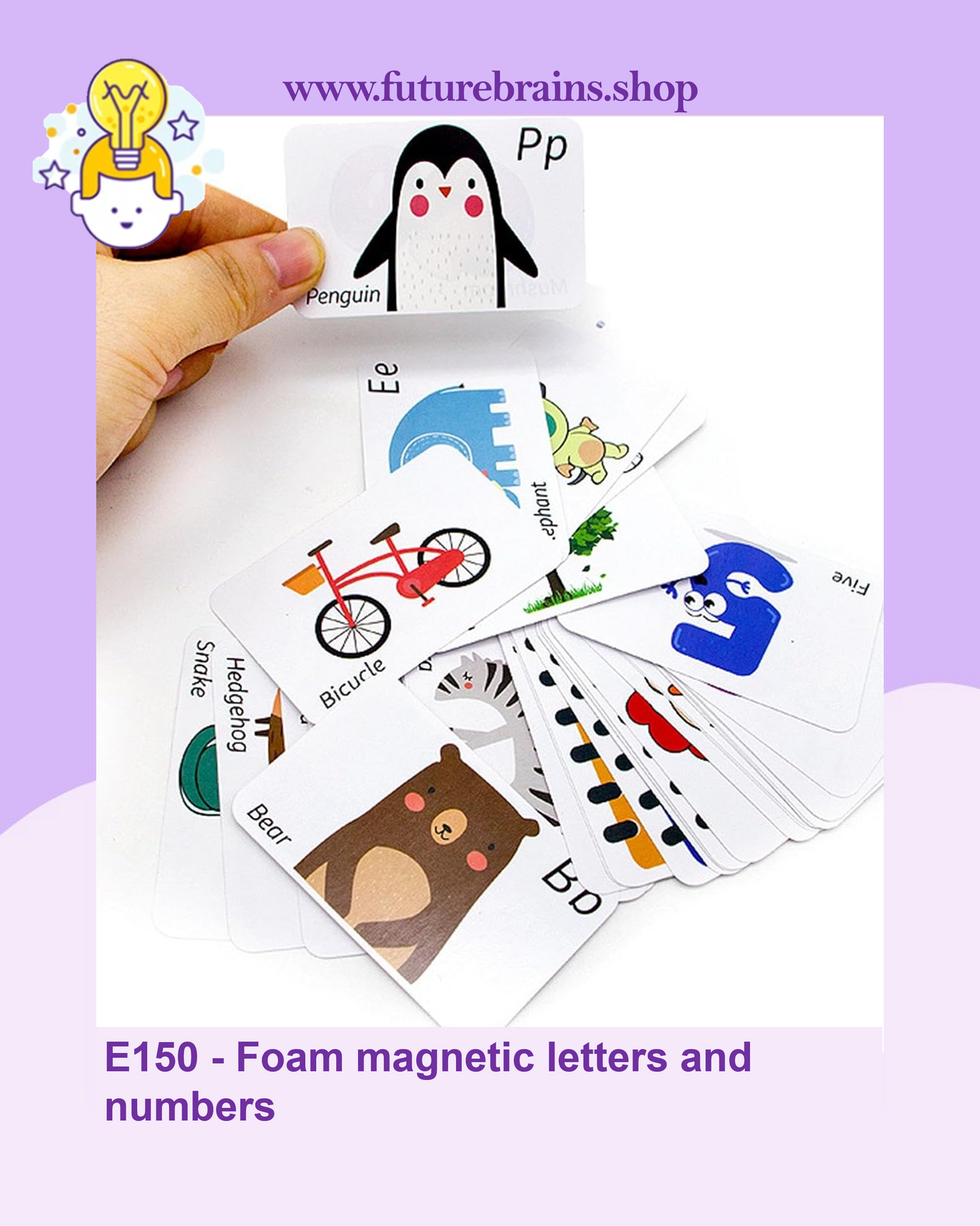 E150 - Foam magnetic letters and numbers