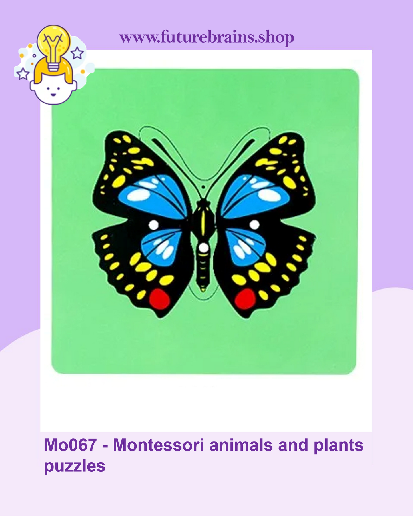 Mo067 - Montessori animals and plants puzzles