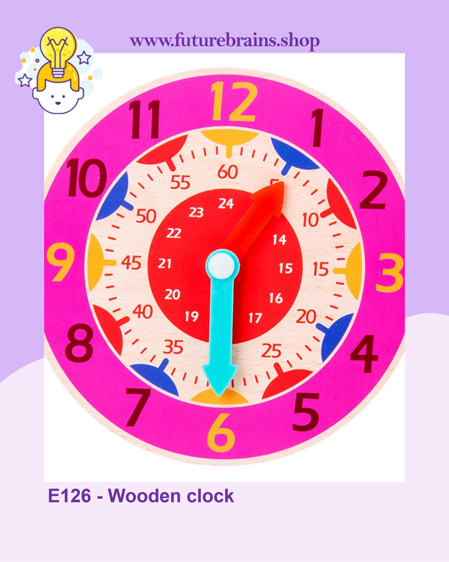 E126 - Wooden clock