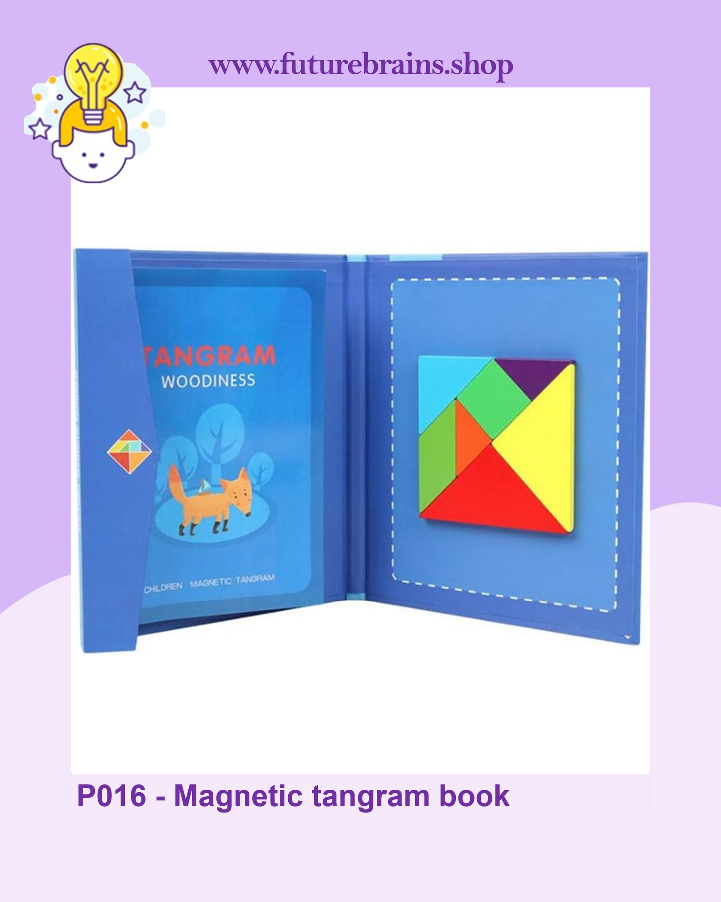 P016 - Magnetic tangram book