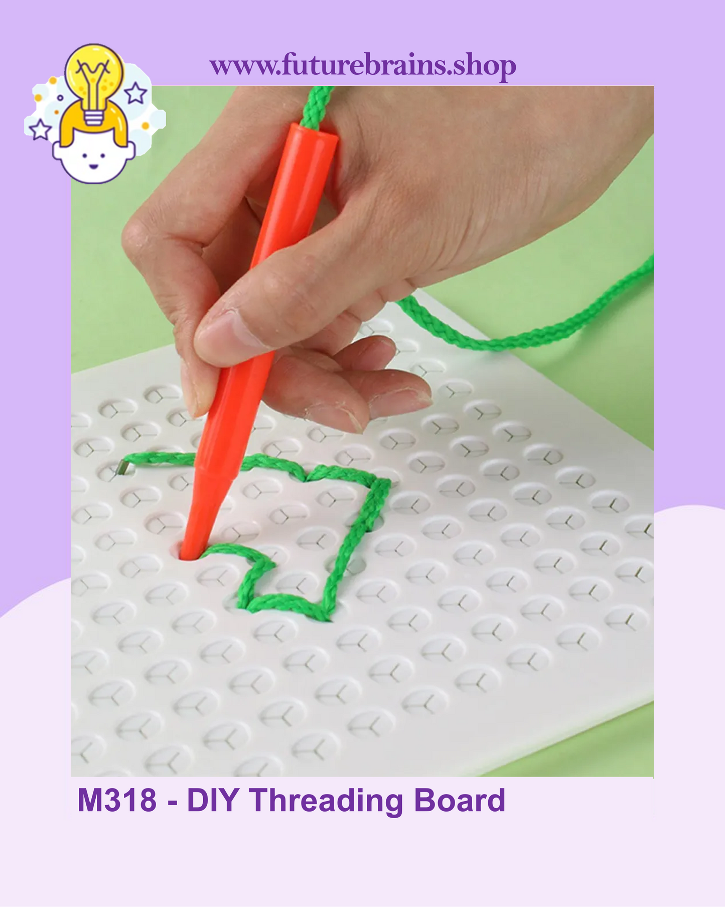M318 - DIY Children's Threading Board