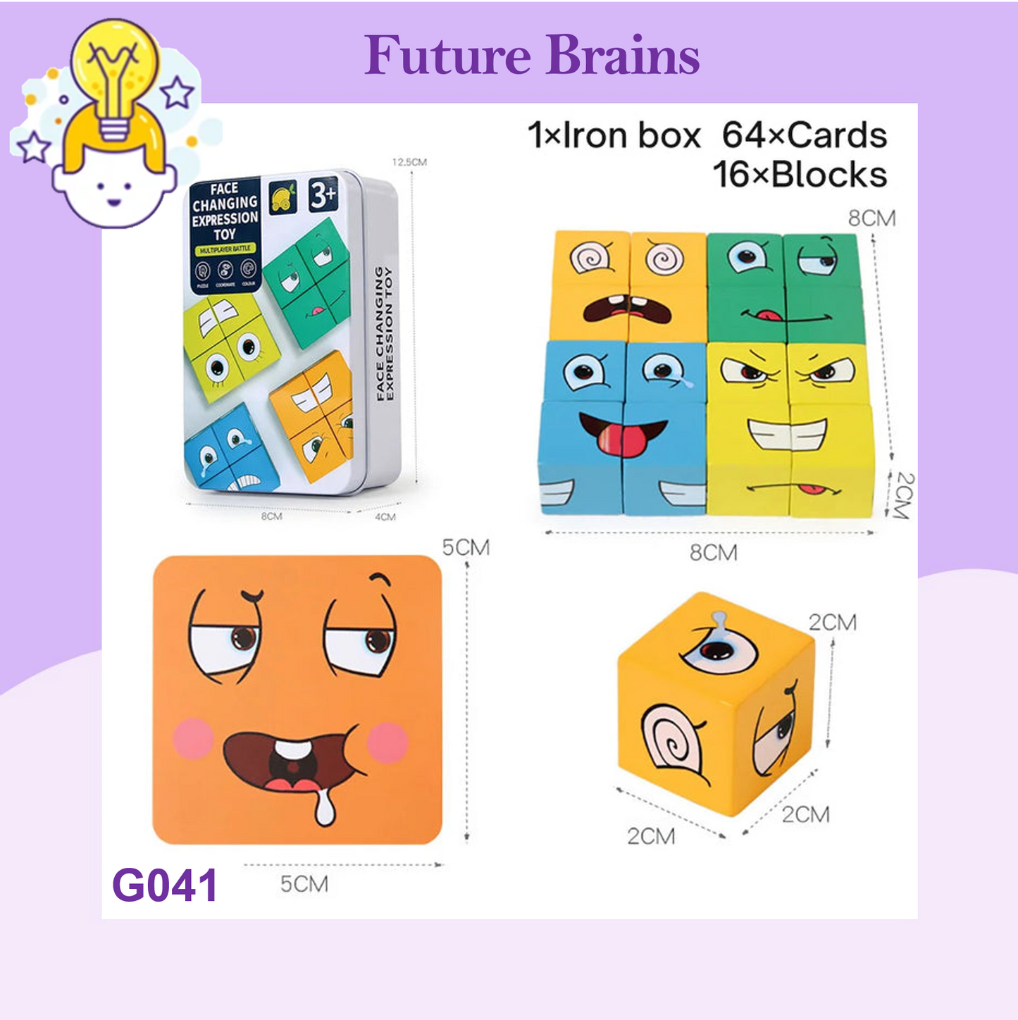G041 - Face-changing expression toy